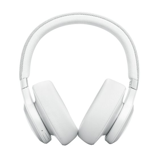 JBL Live 770NC - White - Wireless Over-Ear Headphones with True Adaptive Noise Cancelling - Front JBL Live 770NC - White - Wireless Over-Ear Headphones with True Adaptive Noise Cancelling - Front